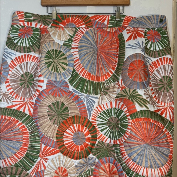 Frances Valentine Hostess Quilted Maxi Skirt Starburst Print-NWOT | 3X - Picture 8 of 15